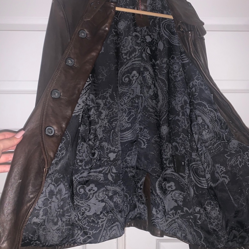 Empresa Calf Leather Jacket